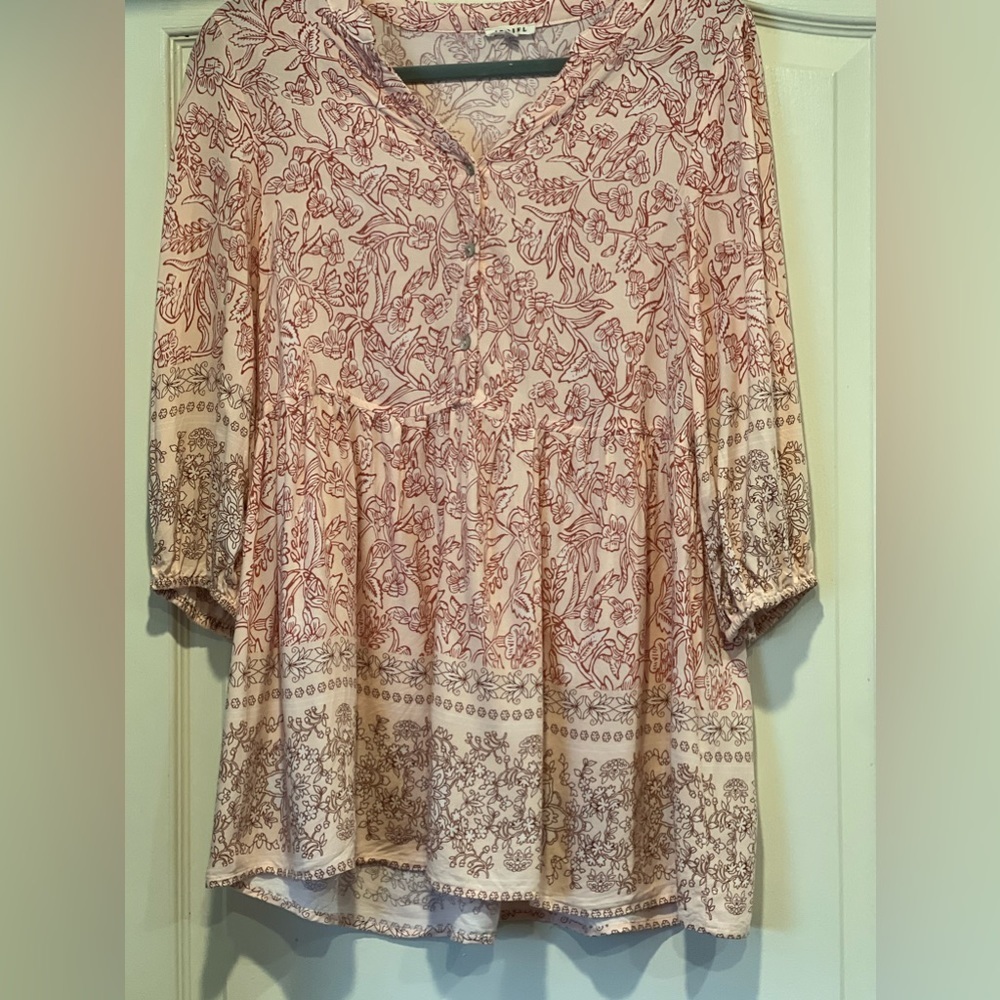 Floral Peasant Blouse - Picture 2 of 6